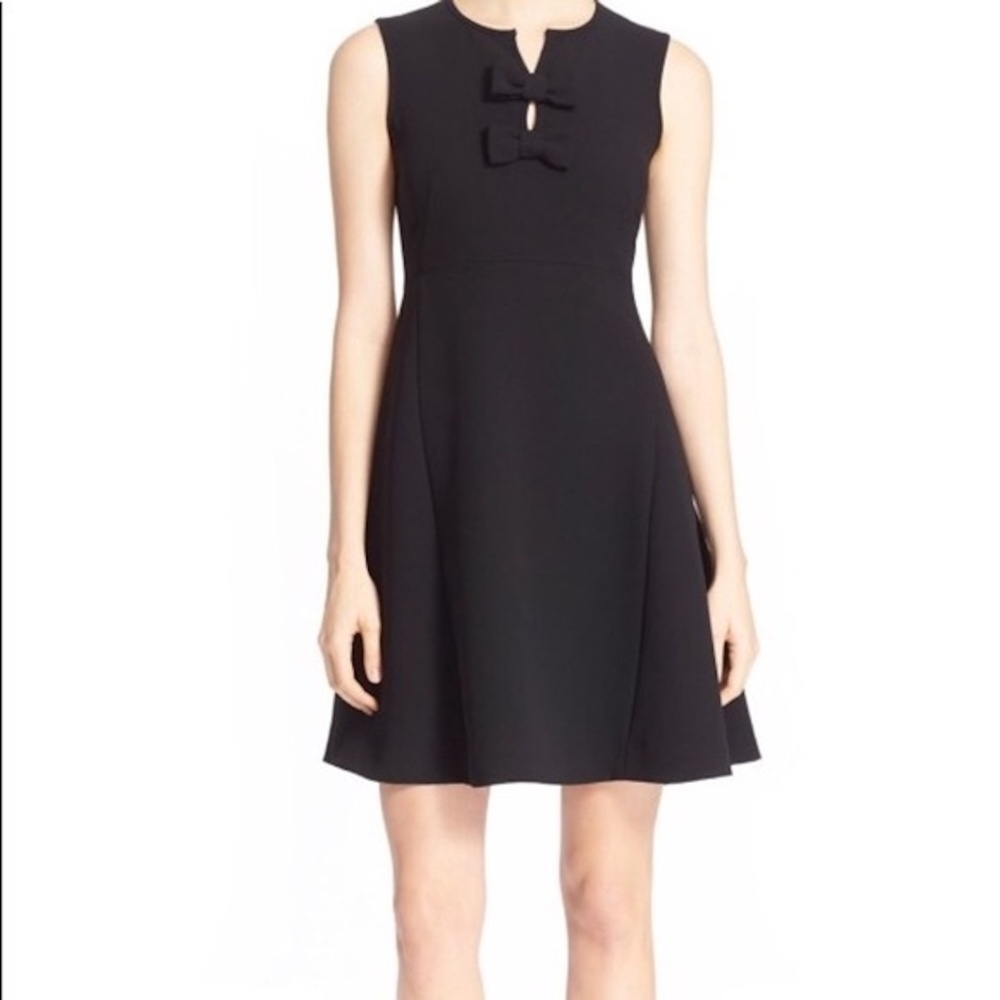 Kate Spade Black Dress with Bows Size 6